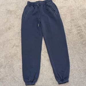 Abercrombie & Fitch Blue Fleece Joggers